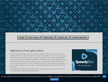 Tablet Screenshot of free-spins-online.com